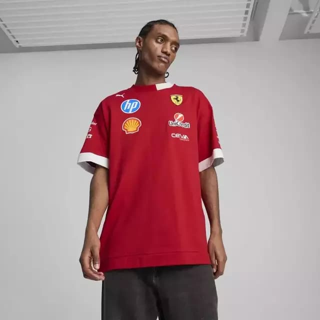 Playera Oversized Ferrari Oficial 2025