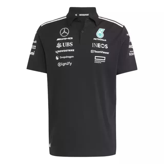 Camiseta Polo Team Mercedes AMG Petronas Oficial 2025