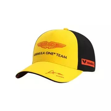 Gorra especial carreras Aston Martin Aramco Cognizant F1 GP de España - Amarillo