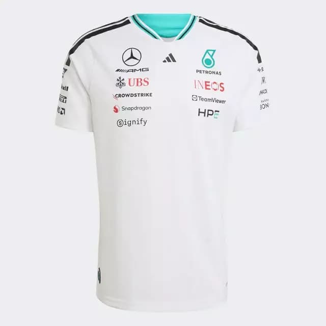 Playera Authentic Mercedes AMG Petronas Oficial 2026