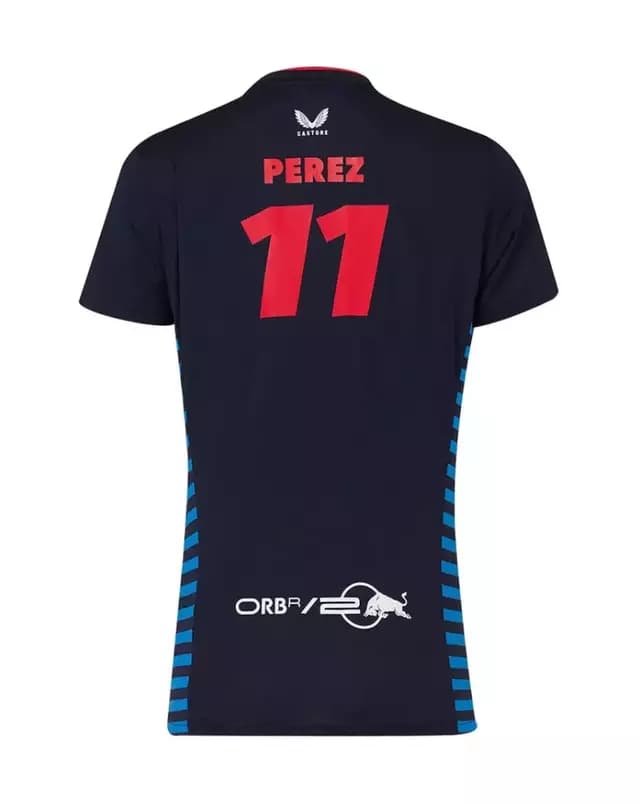 Playera Mujer Red Bull Racing Checo Pérez Oficial 2024
